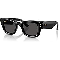Ray-Ban WAYFARER® SQUARE サングラス Amazon.com: Ray-Ban Mega Wayfarer Low Bridge Fit RB0840SF