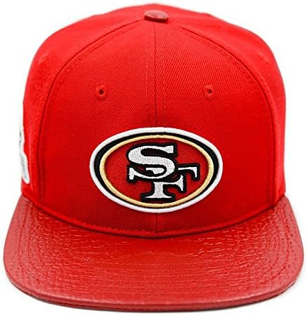 Pro Standard Men's NFL San Francisco 49Ers Logo Buckle Hat W/Pins Red