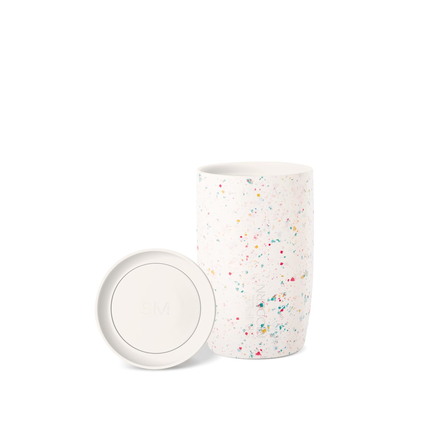 Photo 1 of Simple Modern Travel Coffee Mug Tumbler with 360° Lid | Ceramic-Lined Insulated Stainless Steel Cold Brew Iced Coffee Cup | Gifts for Women Men Her Him | Voyager Signature | 12oz | Cream Terrazzo