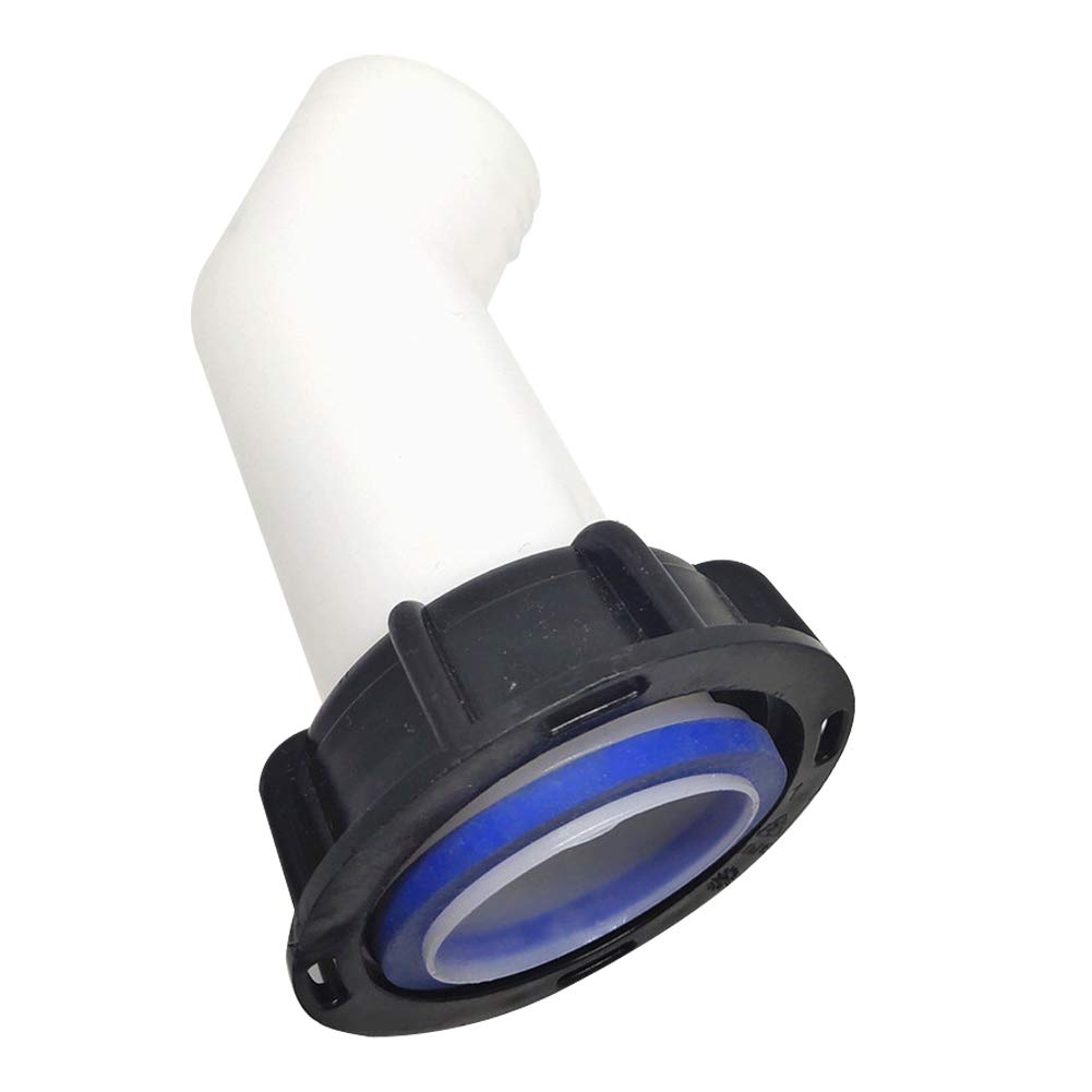 IBC Water Tank Extension Spout, IBC Tank Adapter, IBC Water Tank Nozzle Tap Cap Valve, for IBC Water Tanks, Total Length: 125 Mm