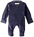 L'ovedbaby Unisex-Baby Newborn Organic Cotton Velour Footed Overall