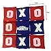 Elite Sportz Junior Bean Bag Toss Game - 2 Games on 1 Board - Tic Tac Toe and Cornhole Party Games for Kids (Basketball)