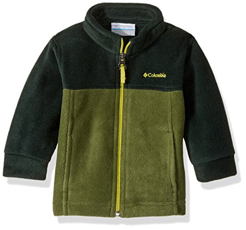 Columbia Baby Boys' Steens MT II Fleece, Pesto, Deep Woods, 6-12 Months