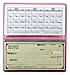Pink Vinyl Checkbook Cover, Model: CVP-PIN03, Office Shop