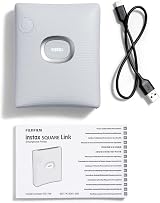 INSTAX insax SQUARE Bluetooth Printer for Smartphones Ash White view 4