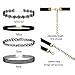 Caydo 8 Pcs Black Tattoo Chokers Necklaces Set Tattoo Lace Velvet Chokers Necklace for Women and Girls