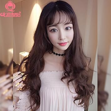 Amazon Com Women Girls Female Long Hair Wig New Hot Wave Fluffy