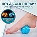 Plantar Fasciitis Foot Recovery Set - Includes Foot Massager Roller and 2 Cold Therapy Massage Balls - Pain Relief via Reflexology, Acupressure, Trigger Point Therapy, Mobility, Myofascial Release
