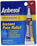 Anbesol Gel Maximum Strength, 0.33 oz