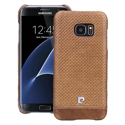 Capa Samsung Galaxy S7 Edge Pierre Cardin Original Couro Legitímo Marrom