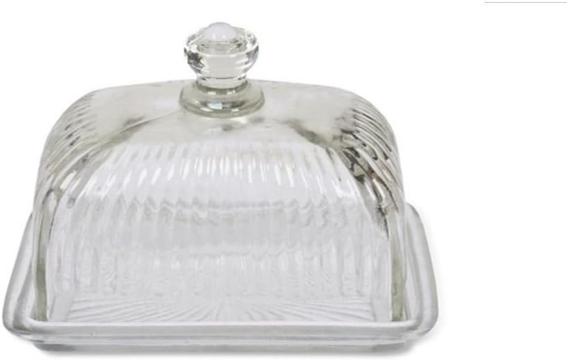 Cornbury Butter Dish by Garden Trading, Transparent, 11.5 x 17 x 10.5 cm