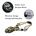 Larel Vitor Slingshot,Stainless Steel Outdoor Hunting Sling Shot of Dragon Head High Velocity Catapult with 1 Rubber Bands and 50 Extra Safety Clay Slingshot Ammo