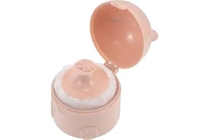 CONGARTENO Powder Puff and Container for Babies and Women with Soft Cotton Puff, Efficient Powder Application,