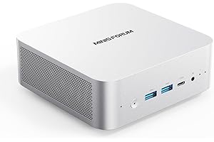 MINISFORUM M1 Pro-125H Mini PC Intel Core Ultra 5 125H (14C/18T, Up to 4.5Ghz), 32GB DDR5 1TB SSD, Mini Computers HDMI2.1/DP1.4/2xUSB4 Quad Display, 2.5G LAN, OCuLink, Dual Speaker/DMIC, WiFi 7, BT5.4