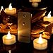 Micandle 12Pcs Remote Candles,Battery Led Flameless Tea Candles with Remote Control,Warm White Flickering Remote Tea Lights for Wedding Party Halloween Home Decor