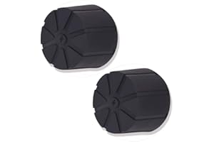 2 Piece Soft Silicone Protective Lens Caps Cover, Universal Fit - Drop-Proof Dust-Proof Scratch-Proof Waterproof for 99% DSLR