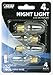 Feit Electric BP4C7/4 4-Watt C7 Night Light Bulb with Candelabra Base, Clear, 4 Pack