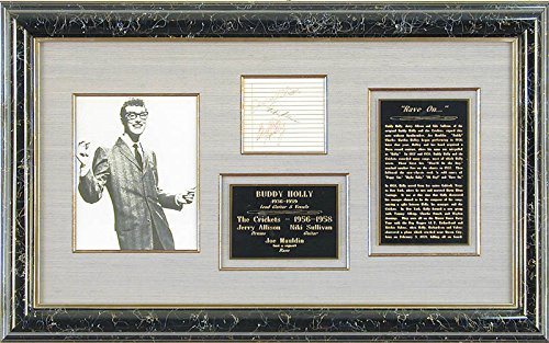 Buddy Holly - Signature co-signed by Niki Sullivan, Jerry Allison