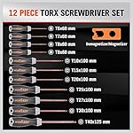 HORUSDY-12-Piece-Magnetic-Torx-Screwdrivers-Set-S2-T6-T40-Star-Screwdrivers-Set-T10-T40-Security-Tamper-Proof