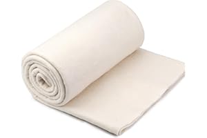 Cotton Quilting Batting, Cotton Quilting Batting, 59 x 79 Inch Light Weight Purely Natural All Season Quilt Batting for Quilt