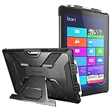 SUPCASE [UB PRO Series] Full-Body Kickstand Rugged Protective Case for Surface Pro 7/Pro 6 Case Microsoft Surface Pro 7/Pro 6/Pro 5/Pro 4/Pro LTE (Black)