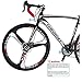 Eurobike XC550 21 Speed Dual Disc Brake Road Bike 54 cm Frame 700C K Wheels Road Bicycle Black Whitethumb 4