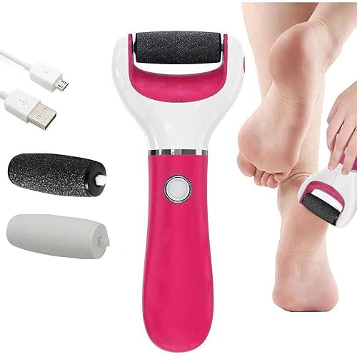 BOMPOW Foot Scrubber Electric Callus Remover Rechargeable Foot File ...