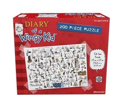 Diary of a Wimpy Kid 200 piece Book One - Red Puzzle by Pressman Toy