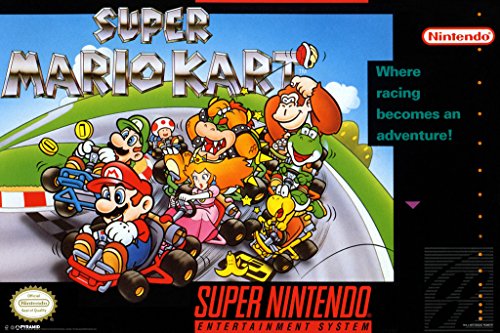 Super Mario Kart Video Gaming Poster 12x18