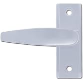 SUMMIT DOORWARE Adams Rite Style Deadlatch Lever Handle for Storefront Door | Left Hand, Clear Anodized Aluminum Door Handle Replacement for 1-3/4" to 2" Doors, Commercial Entrance Hardware for Offices