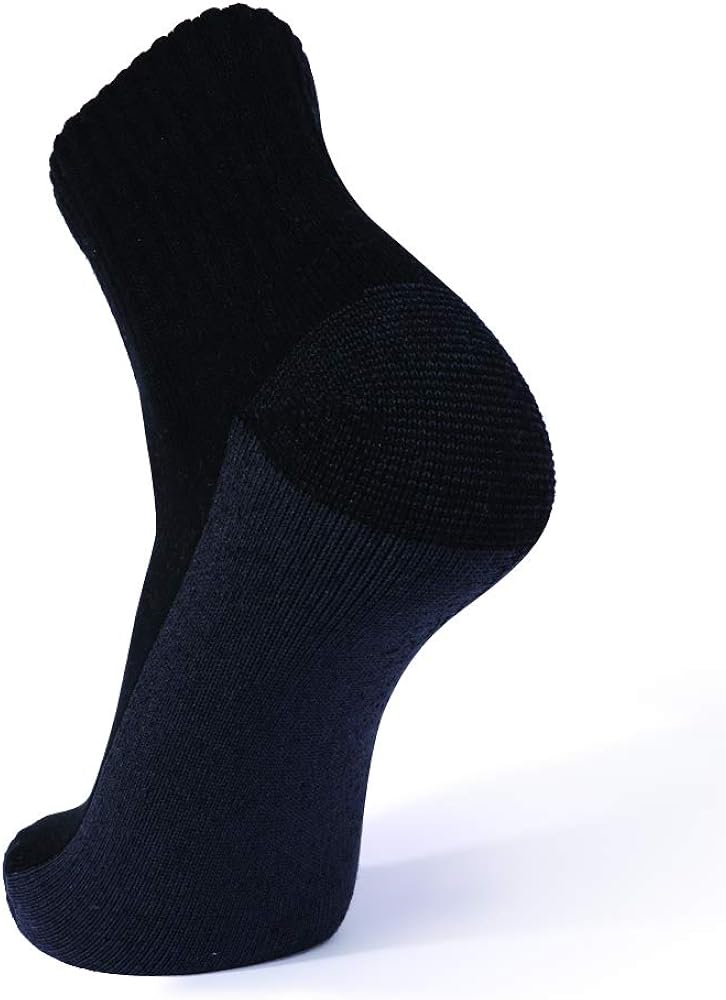 Enerwear 10P Pack Men's Cotton Moisture Wicking Extra Heavy Cushion Low Cut Socks … (10-13/Shoe: 6-12, White): Clothing