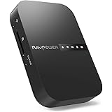 RAVPower FileHub, Travel Router AC750, Wireless SD Card Reader, Connect Portable SSD Hard Drive to iPhone iPad Tablet Smart P