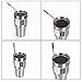 Set of 8 Stainless Steel Straws - 10.5