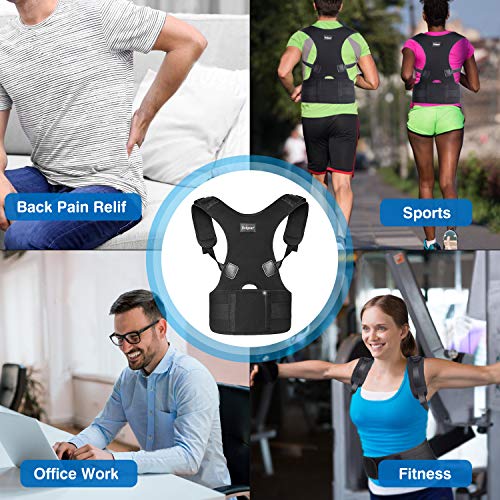Unigear Back Brace Posture Corrector with Fully Adjustable Straps
