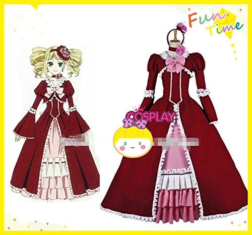Amazon スキスキ域 コスプレ衣装 黒執事 女性lサイズ オーダーメイド可能 エリザベス ミッドフォード Elizabeth Midford リジー パーティー 宴会 披露宴 コスプレ 仮装 通販