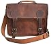 Jaald Unisex genuine Leather messenger man bag satchel laptop bag for men