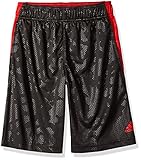 adidas Big Boys' Active Short, Black/Light Scarlet, Small/8
