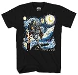 Mad Engine Star Wars Boba Fett Shirt Starry Night Men's Adult Graphic T-Shirt