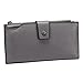 Itslife Women's RFID Blocking Large Capacity Luxury Wax Genuine Leather Clutch Wallet Ladies Card holder