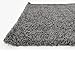 A2Z Rug Cozy Shaggy Collection 4x6-Feet Solid Area Rug - Graphite Gray