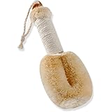 Touch Me All Natural Spa Sisal Dry Skin Brush - Premium Quality- 9" Length