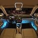 Car LED Strip Light, EJ’s SUPER CAR 4pcs 36 LED Car Interior Lights Under Dash Lighting Waterproof Kit,Atmosphere Neon Lights Strip for Car,DC 12V(Ice Blue)…thumb 2