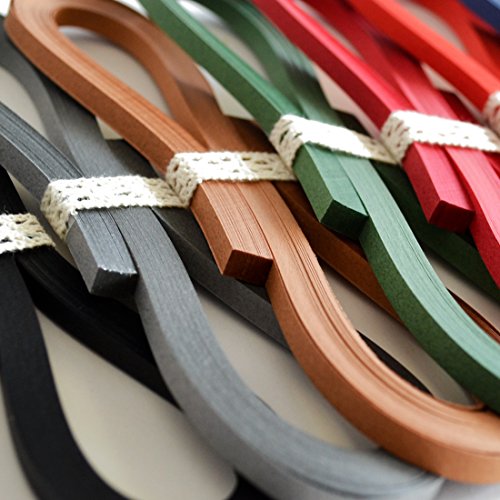 JUYA Tant Paper Quilling Set 1280 Strips 32 Colors 39cm Length/strips (Paper Width 3mm)