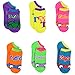 TMNT Teenage Mutant Ninja Ninja Turtles Womens Girls 6pk Ankle Socks (6-8 Girls (Shoe: 10-4))