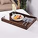 Serving Tray – Crafted from Fir Wood and with Two Handles – 16.5” X 12.5” with 2” Tray Depth