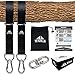 Yetizilla Tree Swing Hanging Kit 2X 10ft Extra Long Adjustable Tree Swing Straps with Swivel, Rustproof Lock-Screw Carabiners & Strong Hooks –Portable Hammock Hanger Accessories – Holds 2000lbs