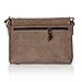 Daosen Vintage Canvas Large Unisex Messenger Sling Bag Casual Sport Shoulder Bag Messenger Bag Everyday Satchel Bag Brown