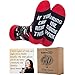 ADEAVE Wine Gifts for Women - Christmas Gifts for Mom, Her, Stocking Stuffers - Gift Ready Packaging - Funny Women Gifts If You Can Read This Socks Bring Me Some Wine Socks, Wine Coaster