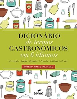 Livro Dicionário de termos gastronômicos em seis idiomas