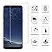 Galaxy S8 Plus Tempered Glass Screen Protector , ANKOON [Case Friendly] [3D Curved] HD Anti-Bubble Scratch Fingerprint Proof (Transparent)